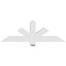 Ekena Millwork Kennewick Architectural Grade PVC Gable Bracket, 48"W x 16"H x 4"D x 4"F, 8/12 Pitch GBP048X16X0404KEN00 - alternate 2